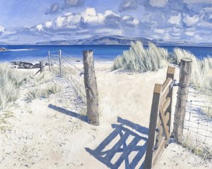 Poort naar het Noordstrand, 2013 (olieverf op doek)