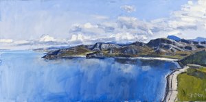 Sea Reflections, Gruinard, 2011 (olieverf op doek)