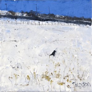Winterkraai, 2011 (olieverf op doek)