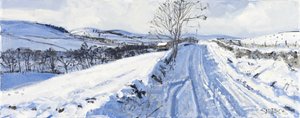Wintervallei, 2011 (olieverf op doek)