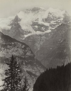 Jungfrau, Uitzicht vanaf Mürren, Zwitserland door Charles Soulier