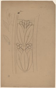 Studie voor een randontwerp door Charles Sprague Pearce