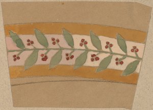 Studie voor een randontwerp door Charles Sprague Pearce
