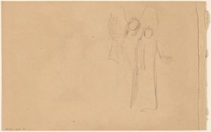 Studie van Figuren (verso)