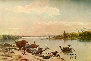 Barrackpur - Aan de Ganges nabij Calcutta, 1840s, 1901