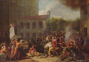De Bestorming van de Bastille en de Arrestatie van Joseph Delaunay (1752-94) op 14 juli 1789