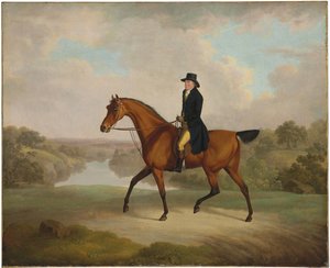 William Yates, Esq., van Springside, op zijn favoriete paard