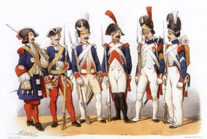 Uniformen in het Franse leger: Speciale Korpsen: 17-18-19e eeuw
