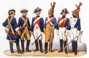 Uniformen van het Franse leger: Speciale troepen van de stad Parijs door Charles Vernier