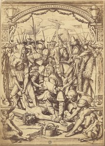 Christus is aan het kruis genageld door Charles Von Bouell