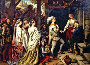 Het Huwelijk van Giselda door Charles West Cope