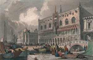 Het Grote Kanaal en het Dogepaleis, Venetië door Charles Westwood