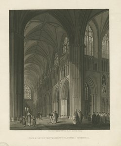 Interieur van Lichfield Kathedraal - Schip door Charles Wild