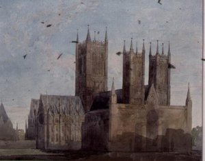 Uitzicht op Lincoln Cathedral