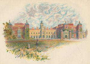 Hatfield House, Hertfordshire - Zuidelijke Voorzijde, c1890