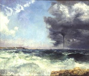 Een Stormachtige Overtocht door Charles William Bartlett