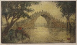 Brug in zomerpaleis, Peking