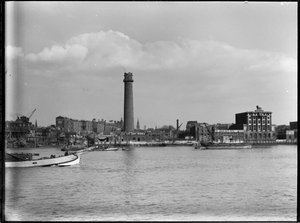 Shot Tower en loodfabrieken, Belvedere Road, Lambeth, Greater London Authority