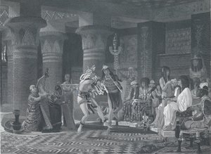 Vrijetijdsbesteding in het oude Egypte, 1876 door Charles William Sharpe