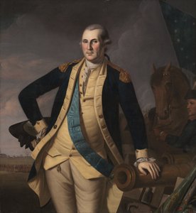 George Washington bij de Slag om Princeton door Charles Willson Peale