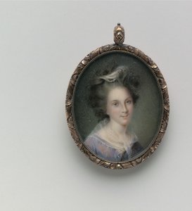 Mevrouw Charles Willson Peale (Rachel Brewer) door Charles Willson Peale