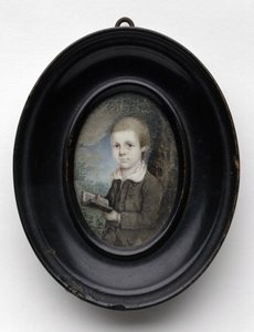 Portret van een jonge jongen, ca. 1768 door Charles Willson Peale