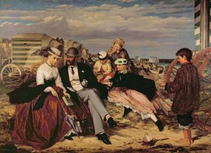 Op het strand door Charles Wynne Nicholls