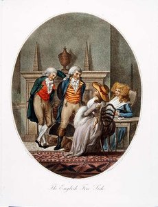 De Engelse Haard, gegraveerd door P.W. Tomkins