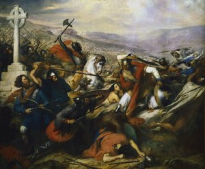 Karel Martel in de Slag bij Tours door Charles de Steuben