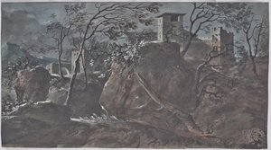 Oeroud rivierlandschap door Charles de Thomas