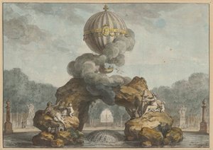 Project van een fonteinversiering met een Charlière, 1783