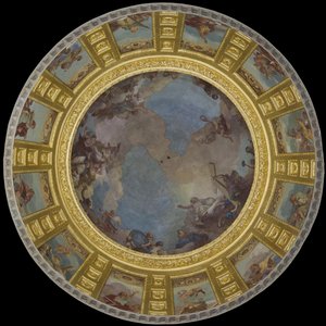 Sint Louis in Glorie, 1702-1707 door Charles de la Fosse