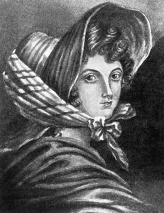 Emily Bronte door Charlotte (after) Bronte
