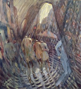 Hagel op Sixth Avenue, New York City