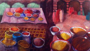 Indisch Rood, 2004 door Charlotte Moore
