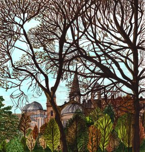 Edinburgh in de lente, 2020 door Charlotte Orr