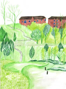 Golfbaan door Charlotte Orr