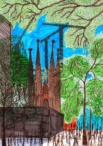 Sagrada Familia, 2017 door Charlotte Orr