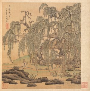 Schilderijen naar Oude Meesters: Meneer Vijf Wilgen (Wuliu), Tao Yuanming door Chen Hongshou