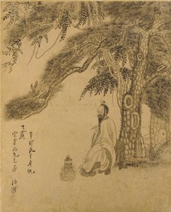 Het elixer bereiden onder een den, Qing-dynastie, 1651