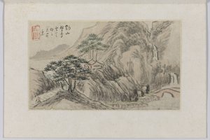 Landschap door Cheng Men