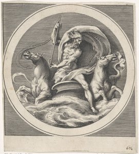 Neptunus door Cherubino Alberti (possibly)