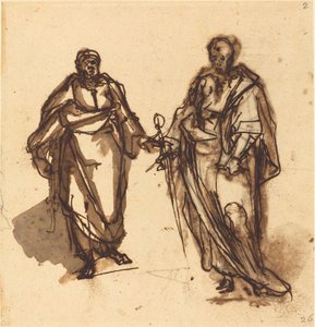 Heiligen Petrus en Paulus door Cherubino Alberti
