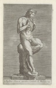 Sculptuur van Apollo door Cherubino Alberti