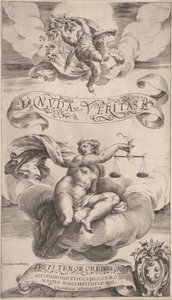 Waarheid en gerechtigheid door Cherubino Alberti