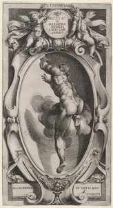 Een Gezegende Geest door Cherubino Alberti after Michelangelo