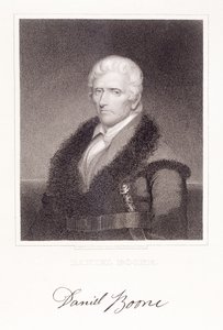 Daniel Boone (1736-1813) gegraveerd door James Barton Longacre door Chester Harding
