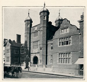 Aartsbisschop Abbots Hospital, Guildford, 1903 door Chester Vaughan
