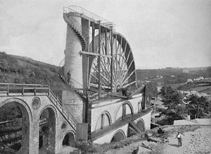 Laxey Wheel, Isle of Man, c1896 door Chester Vaughan