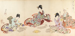 Chiyoda Kasteel Album van Vrouwen door Chikanobu Yoshu